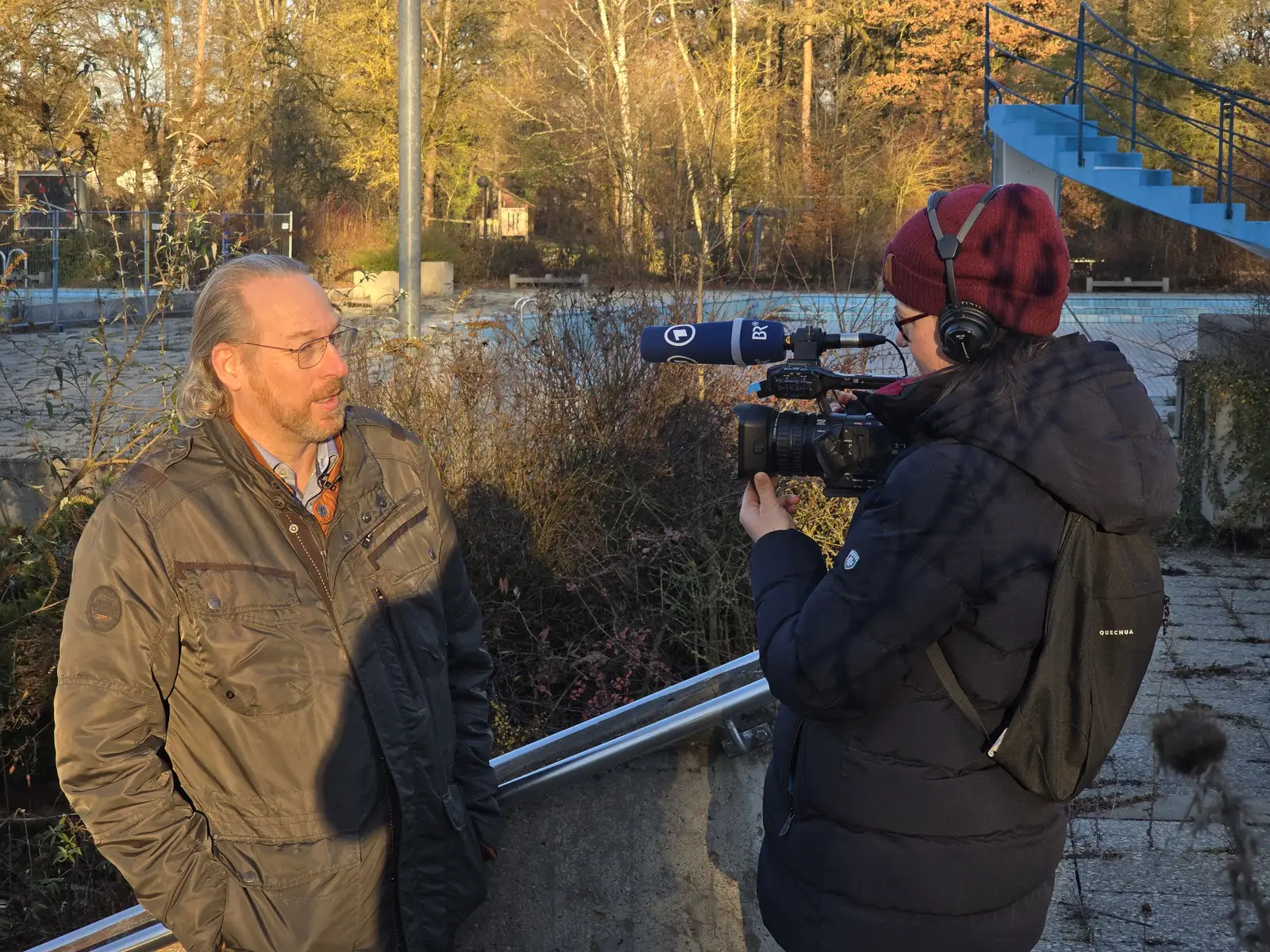 Interview BR im Waldbad