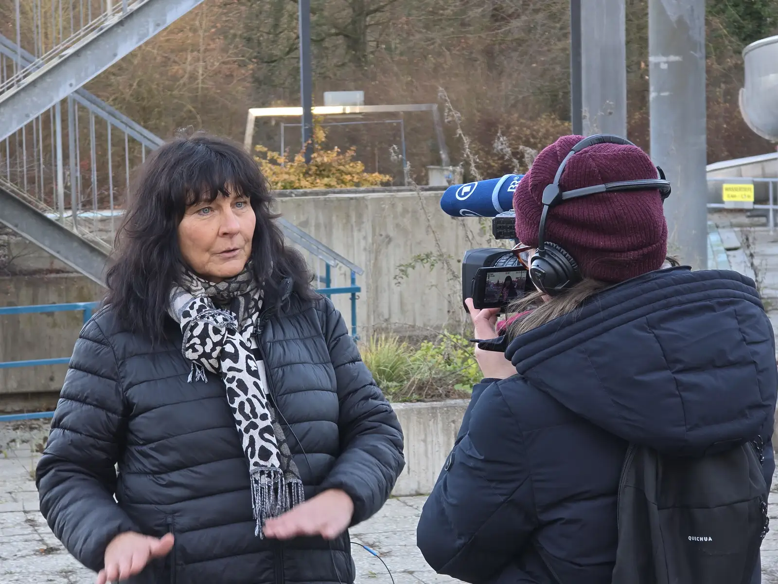 Interview BR im Waldbad