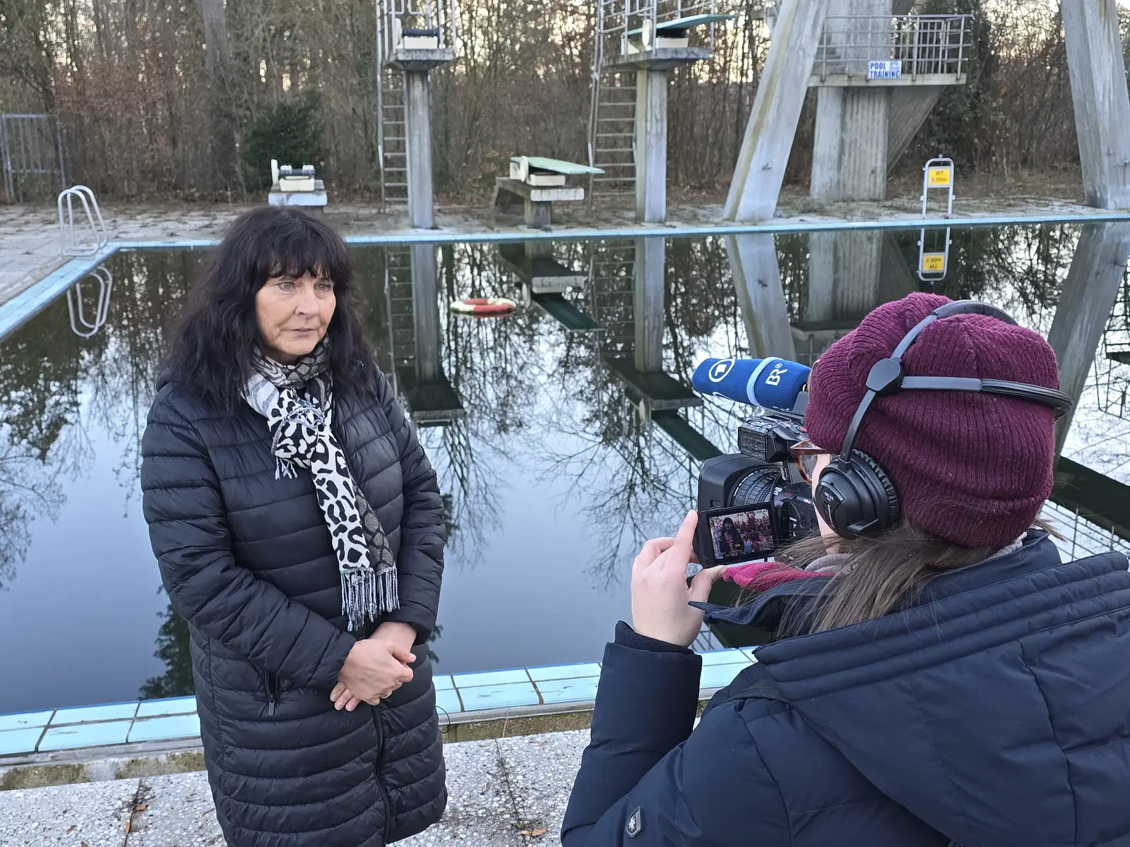 Interview BR im Waldbad